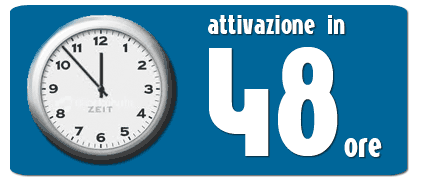 attivazione in 48 ore